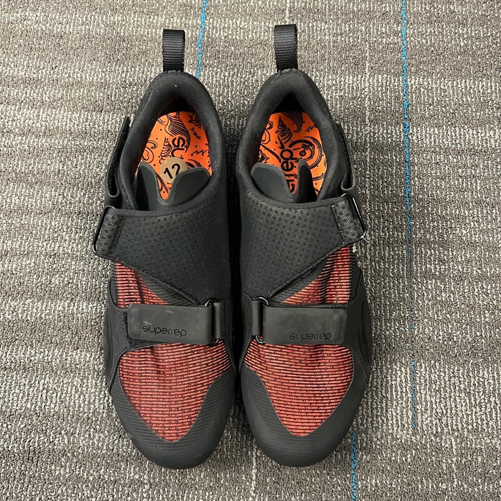 Nike Superrep Orange & Black Cycling/Spin Shoes Size: 12